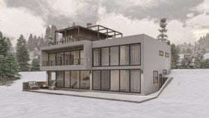 nybyggnad villa