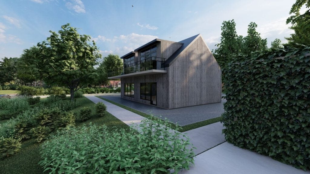 nybyggnad villa varmdo