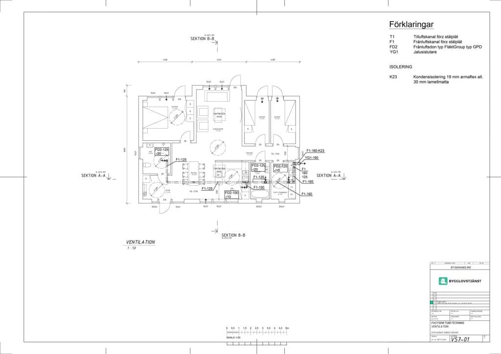 Ventilationsritning