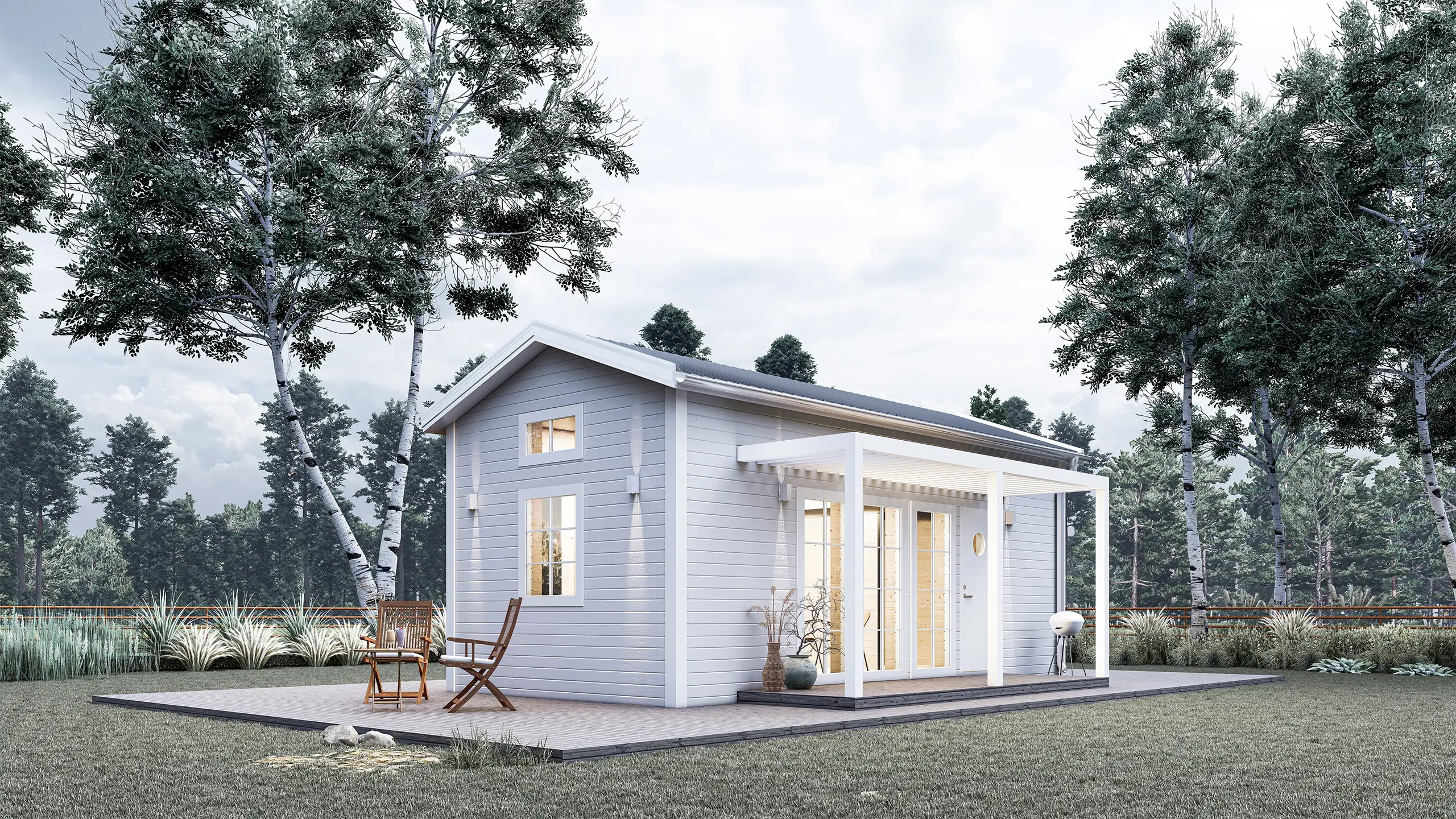 Selma 3 attefallshus stockholm pergola.webp