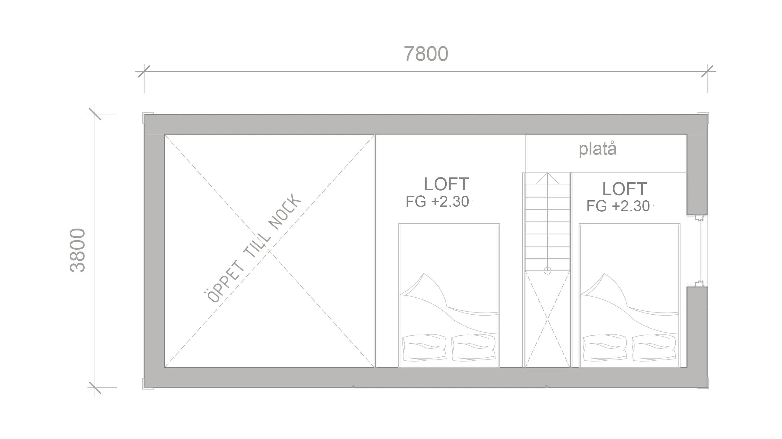 Rut 4 fjallstugor jamtland planritning loft.webp