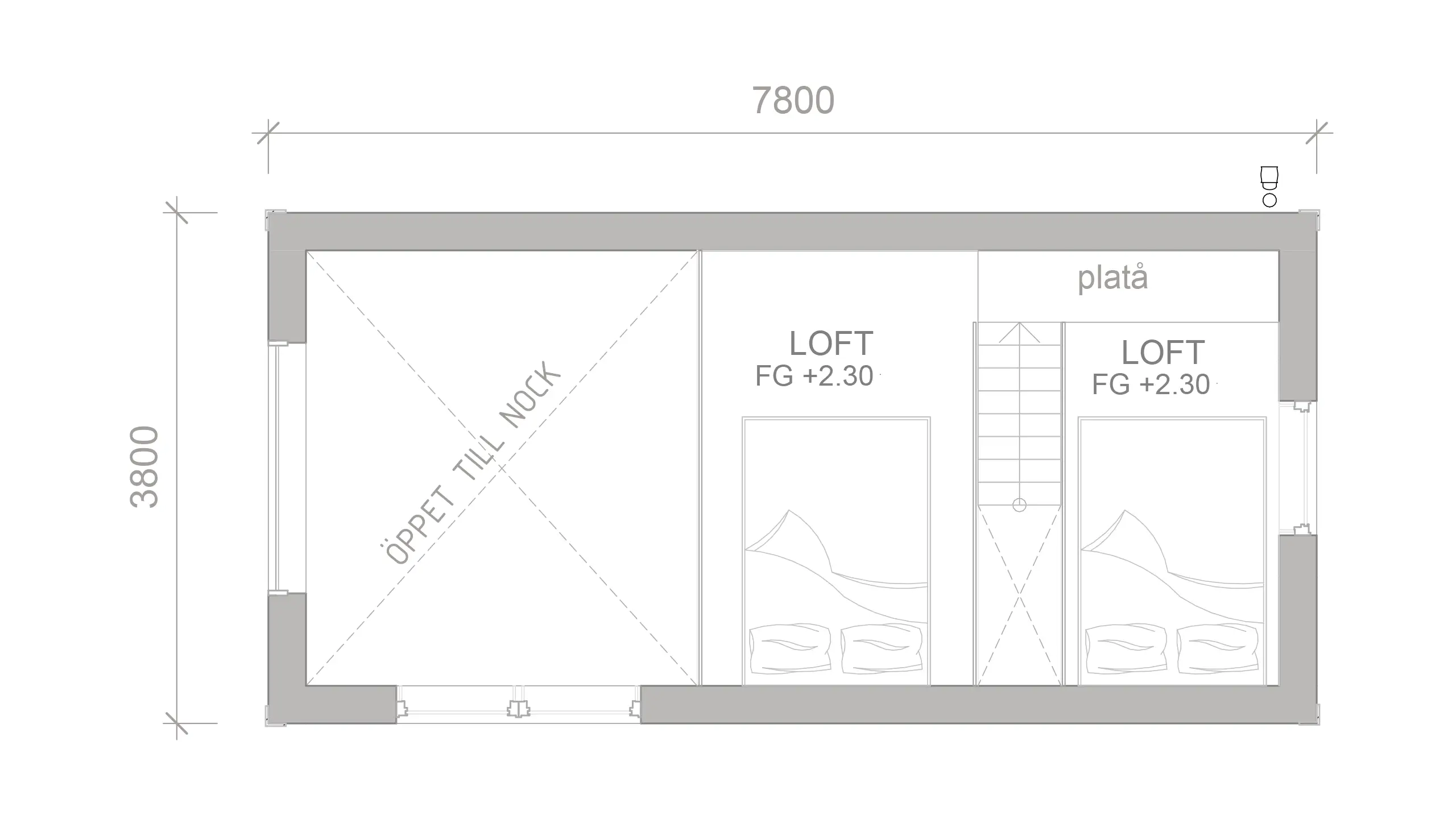 Siri 3 molnbacka fjallstugor planritning loft.webp
