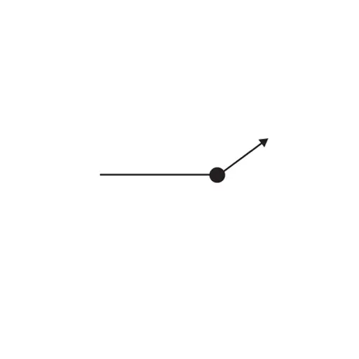 vertikal ledare upp symbol